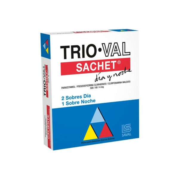 Trio Val Sachet Día y Noche / 2 Sobres Día 1 Sobre Noche