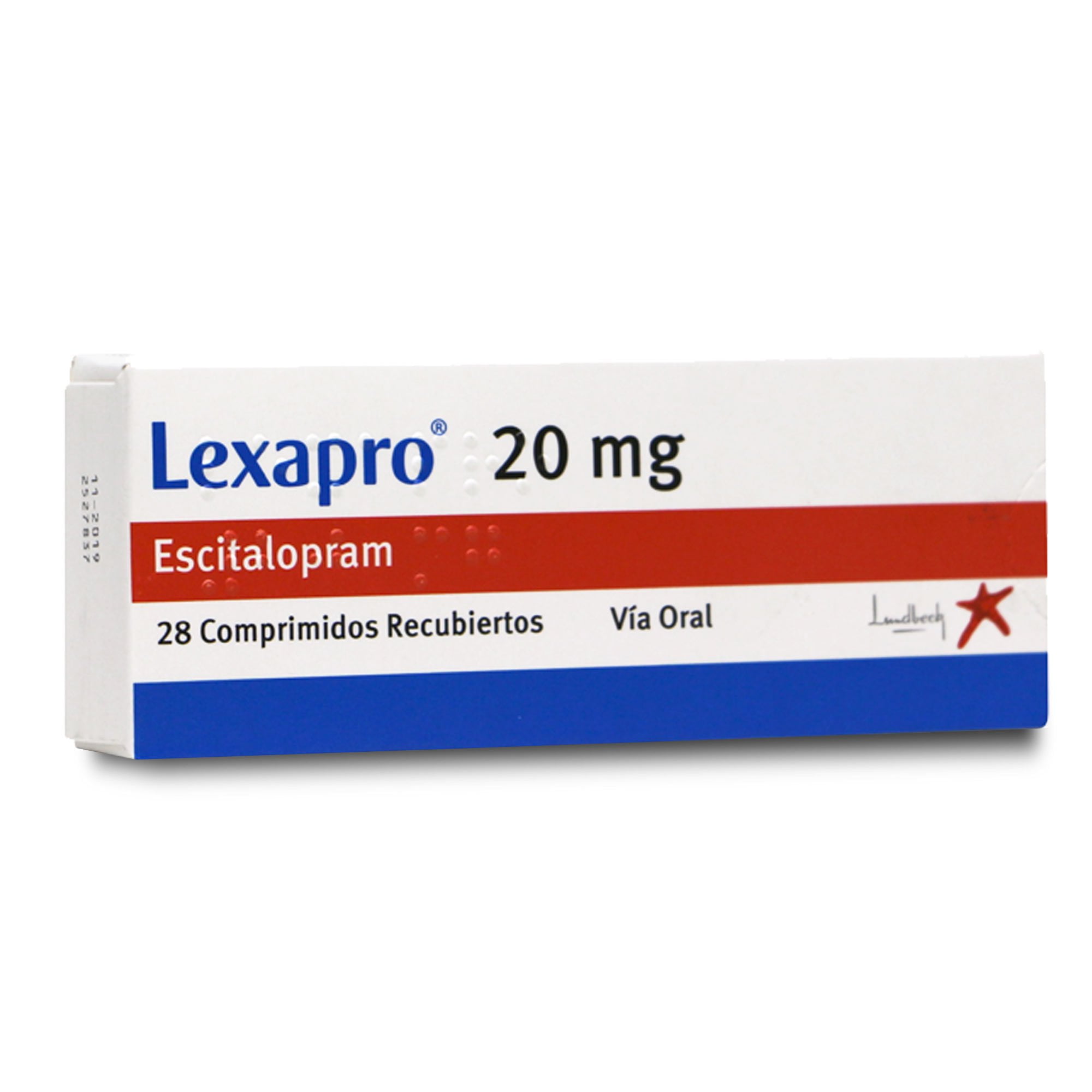 Lexapro 20mg 28 Comprimidos Recubiertos Farmacia Belgochilena