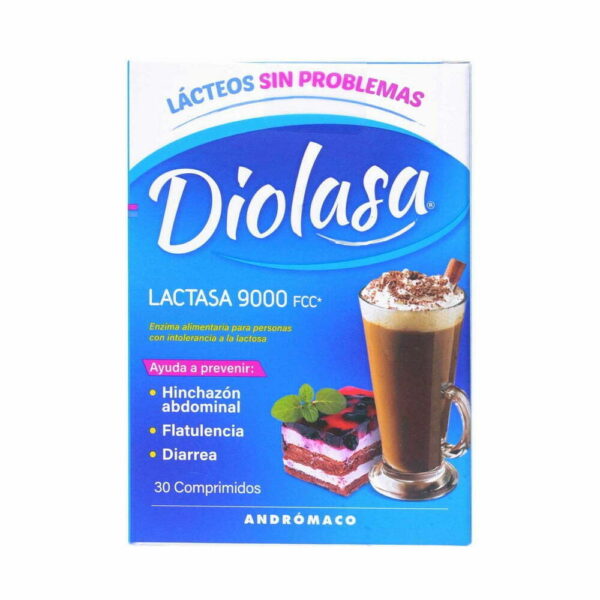 DIOLASA Lactasa 9000 fcc / 30 Comprimidos