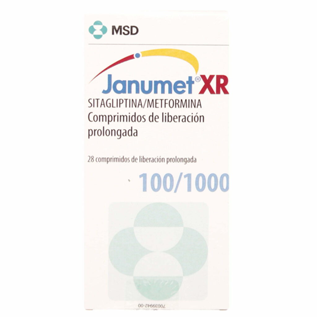 Janumet Xr 100 1000 28 Comprimidos Lp Farmacia Belgochilena