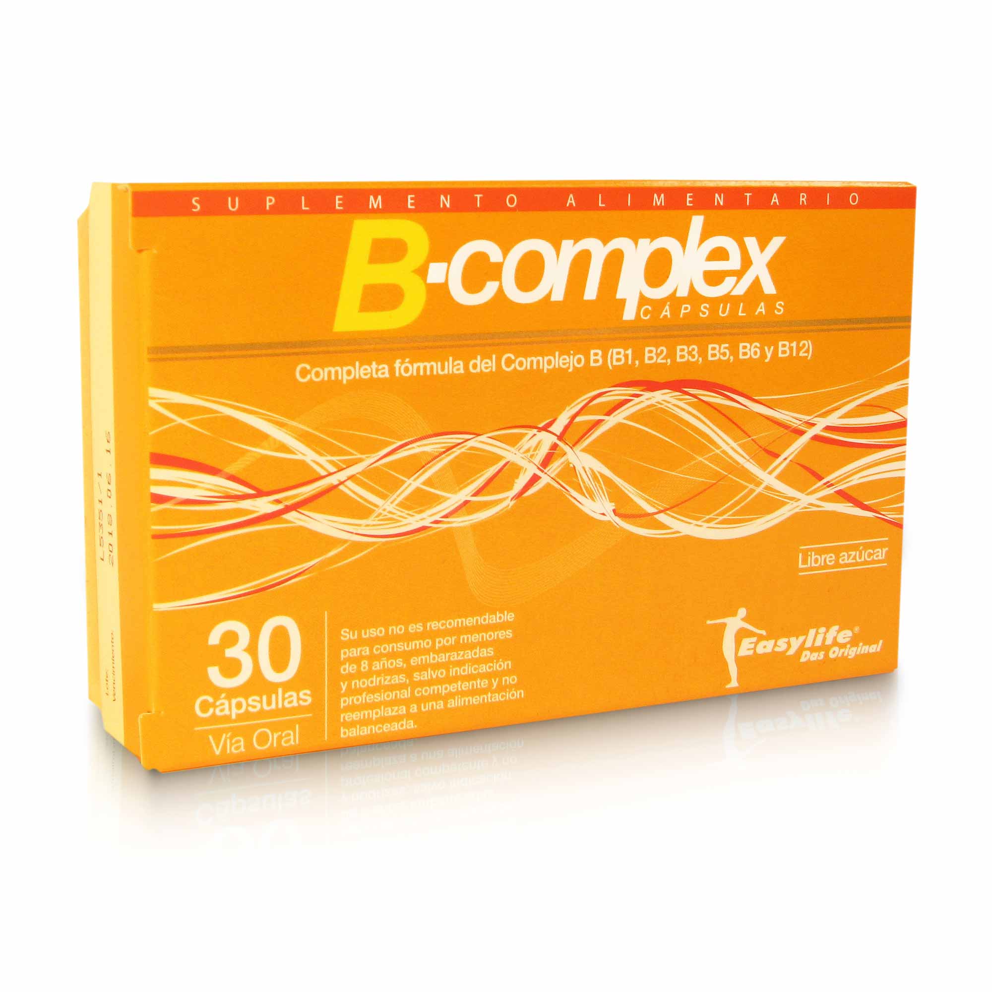 B-Complex EasyLife / 30 Cápsulas - Farmacia Belgochilena