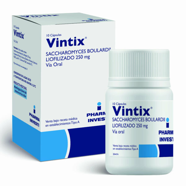 Vintix 250 mg 10 Cápsulas