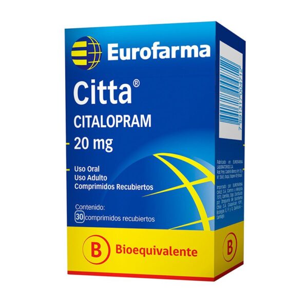 Citta Citalopram 20mg / 30 Comprimidos Recubiertos