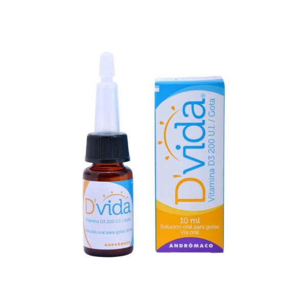 D'Vida Vitamina D3 200UI Gotas 10 mL