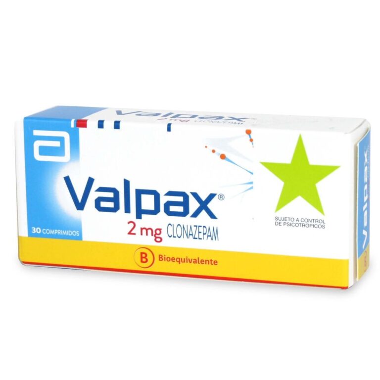 Valpax 2 Mg / 30 Comprimidos - Farmacia Belgochilena