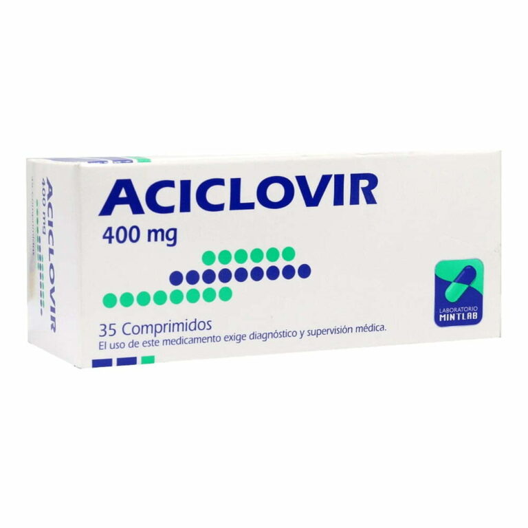 Aciclovir 400 Mg / 35 Comprimidos - Farmacia Belgochilena