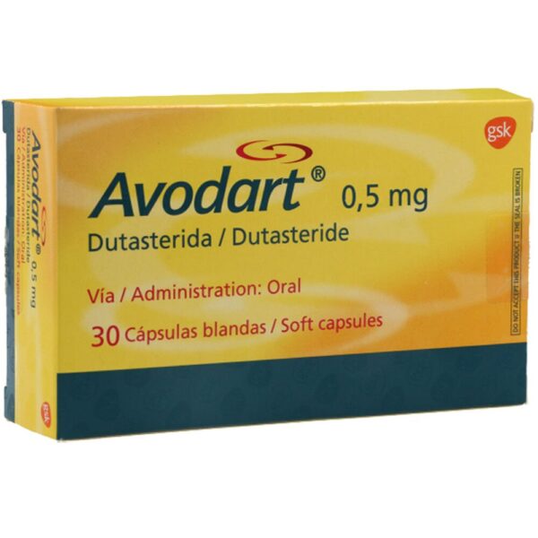 Avodart 0,5 mg / 30 Cápsulas Blandas