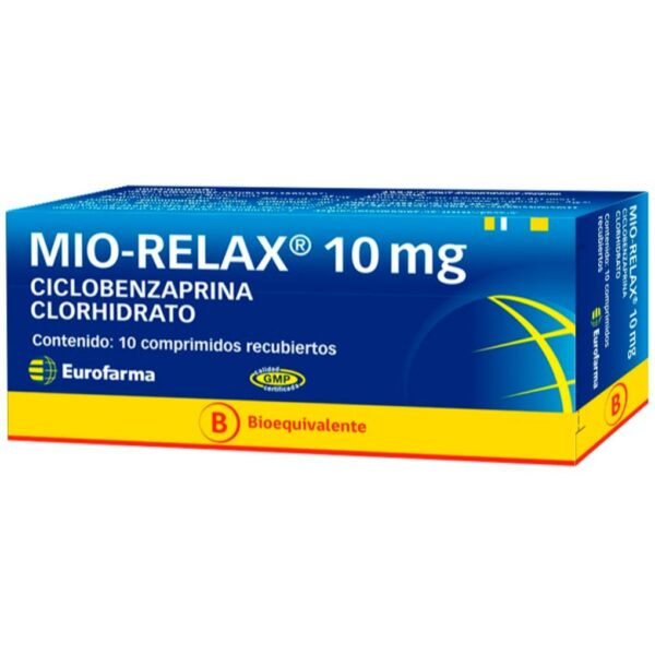 Mio-Relax 10mg / 10 Comprimidos Recubiertos