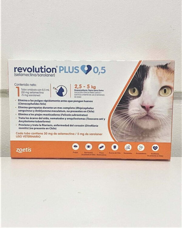 Revolution Plus Gatos 2,5 - 5 kg / 1 Unidad