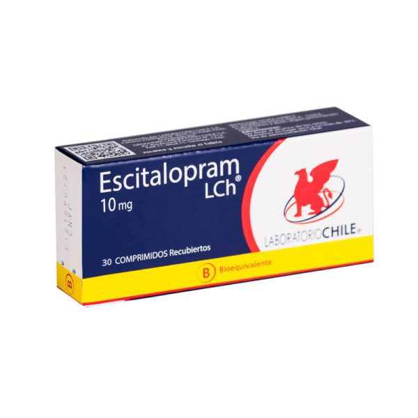 Escitalopram 10 mg / 30 Comprimidos Recubiertos