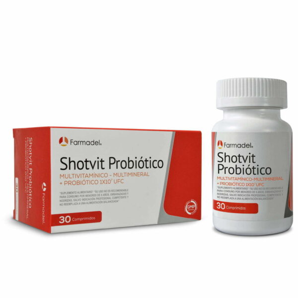 Shotvit Probiótico+Multivitamínico / 30 Comprimidos