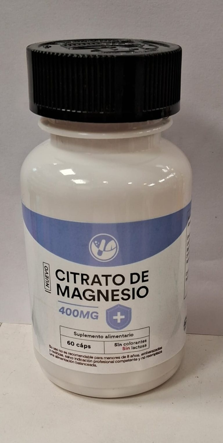 Citrato De Magnesio 400 Mg 60 Cps Farmacia Belgochilena 1532